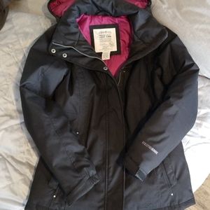 Eddie Bauer goose down winter coat with hood